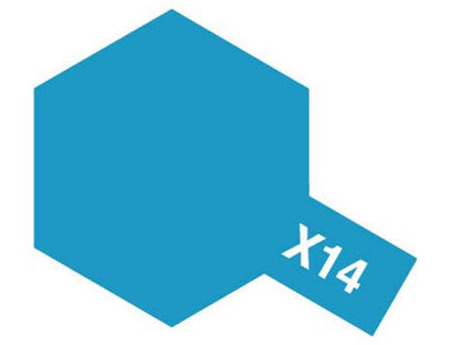 Tamiya Acrylic Mini Paint Flat Sky Blue X-14