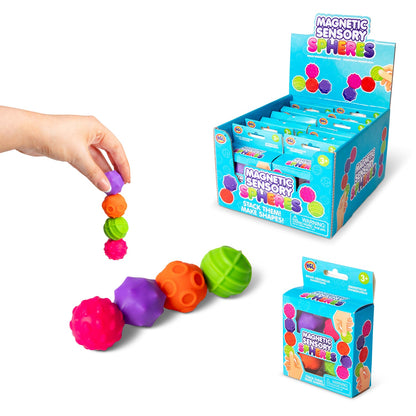Textured Magnetic Balls 4pk