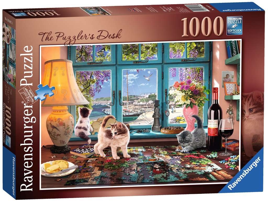 Ravensburger The Puzzlers Desk 1000 Piece Jigsaw Puzzle