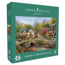Thomas Kinkade Summer in Cobblestone Village 1000 Piece Jigsaw Puzzle