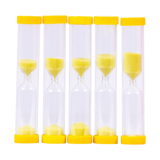 Timer 3 Minute Yellow 5 Pack