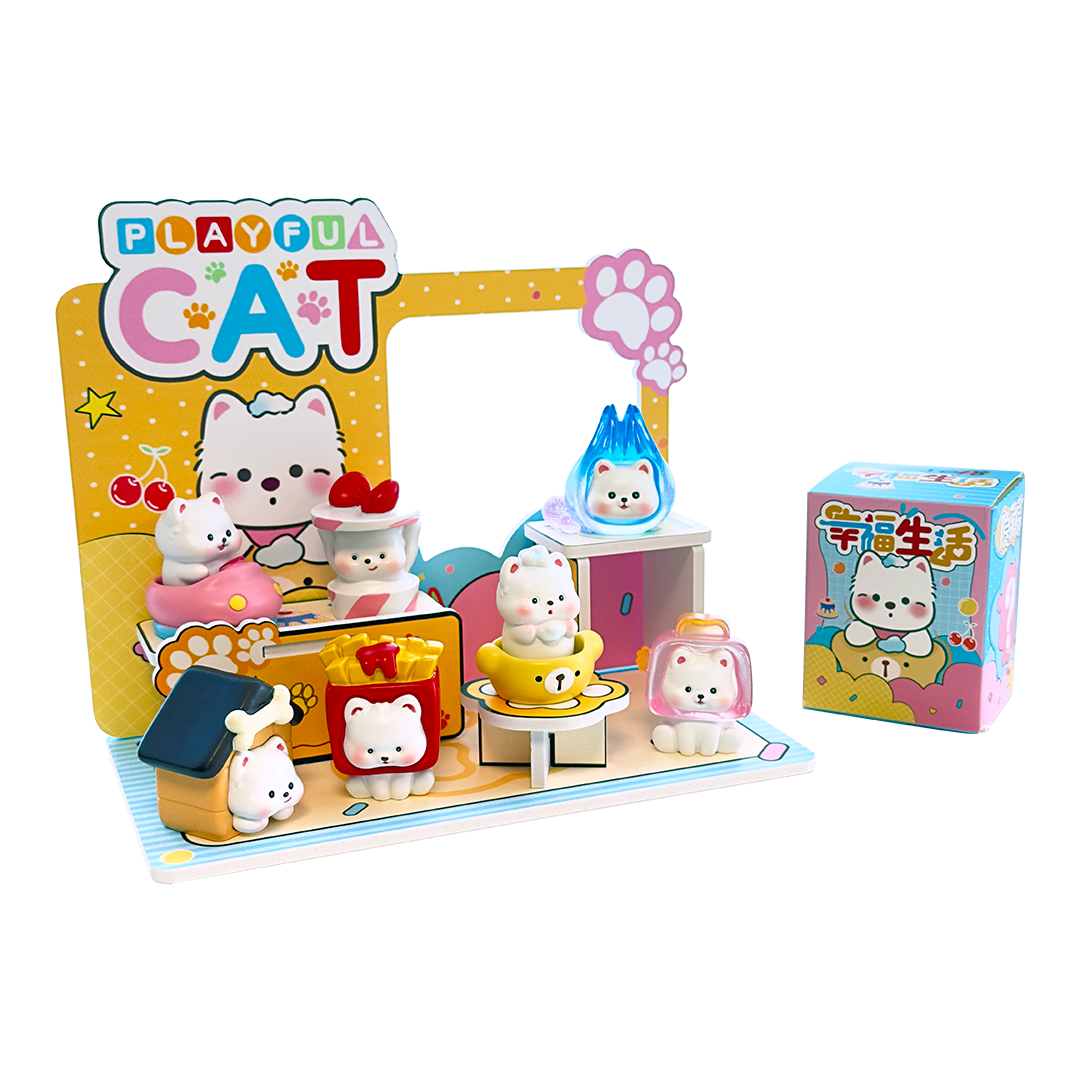 Tomi Playful Cat Figurine