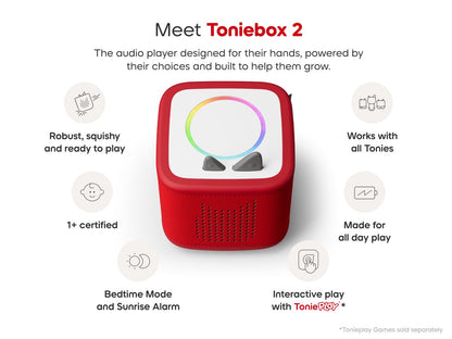 Tonies Toniebox 2 Sunset Red