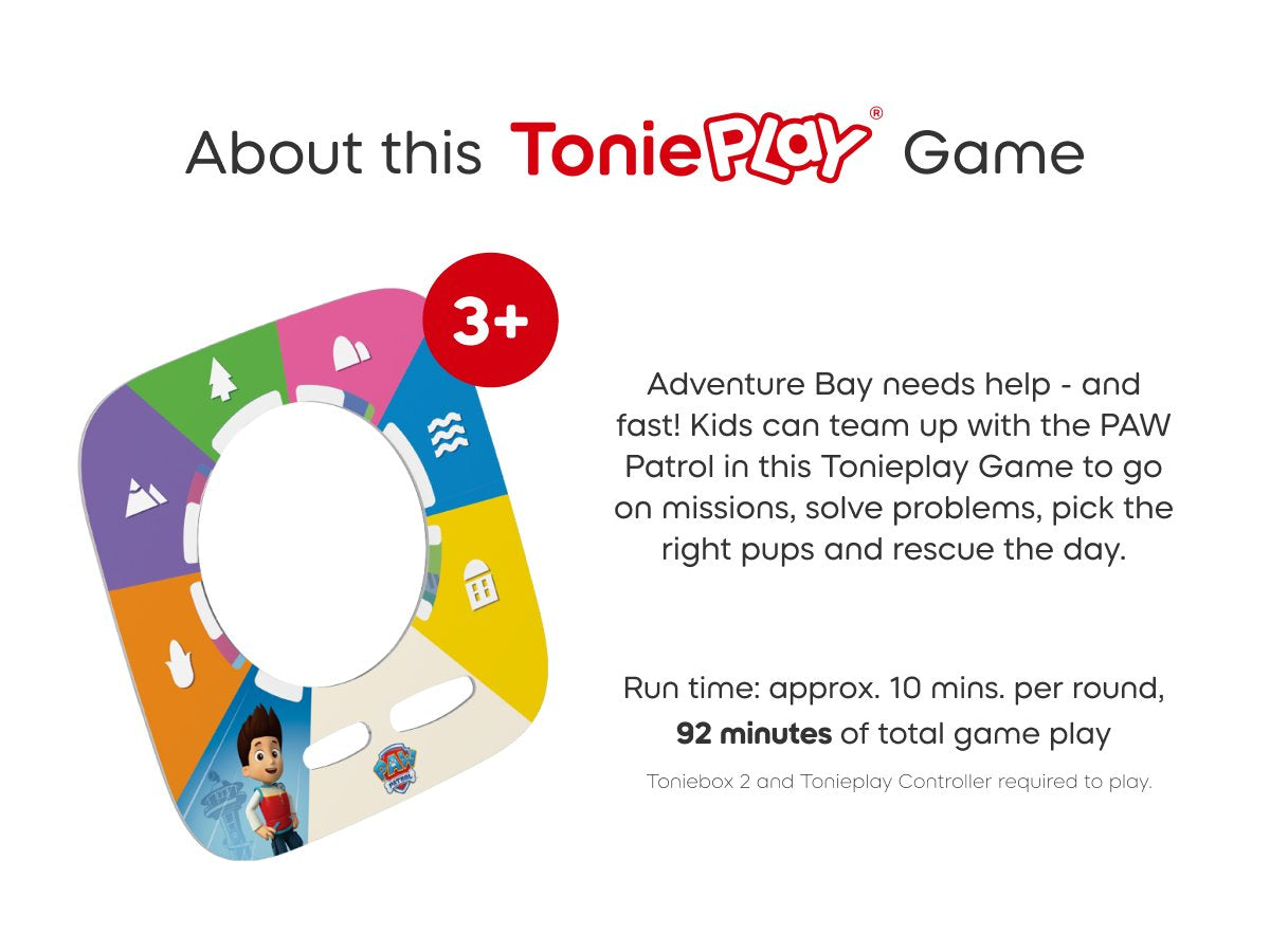 Tonies Tonieplay Paw Patrol Adventure Bay Rescue Heroes