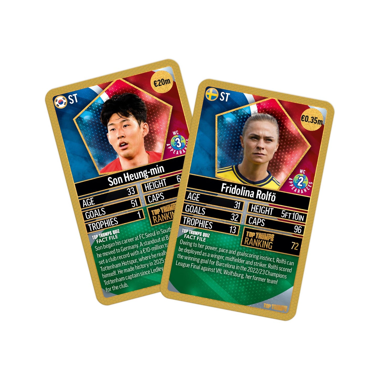 Top Trump World Football Stars Top 200 Pack No 6