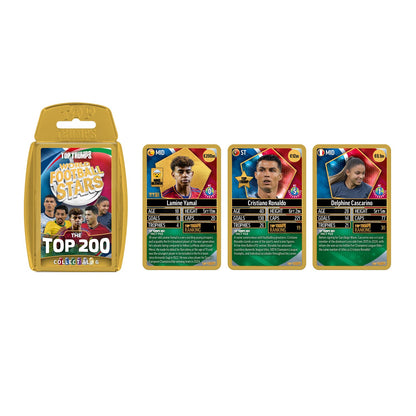Top Trump World Football Stars Top 200 Pack No 6
