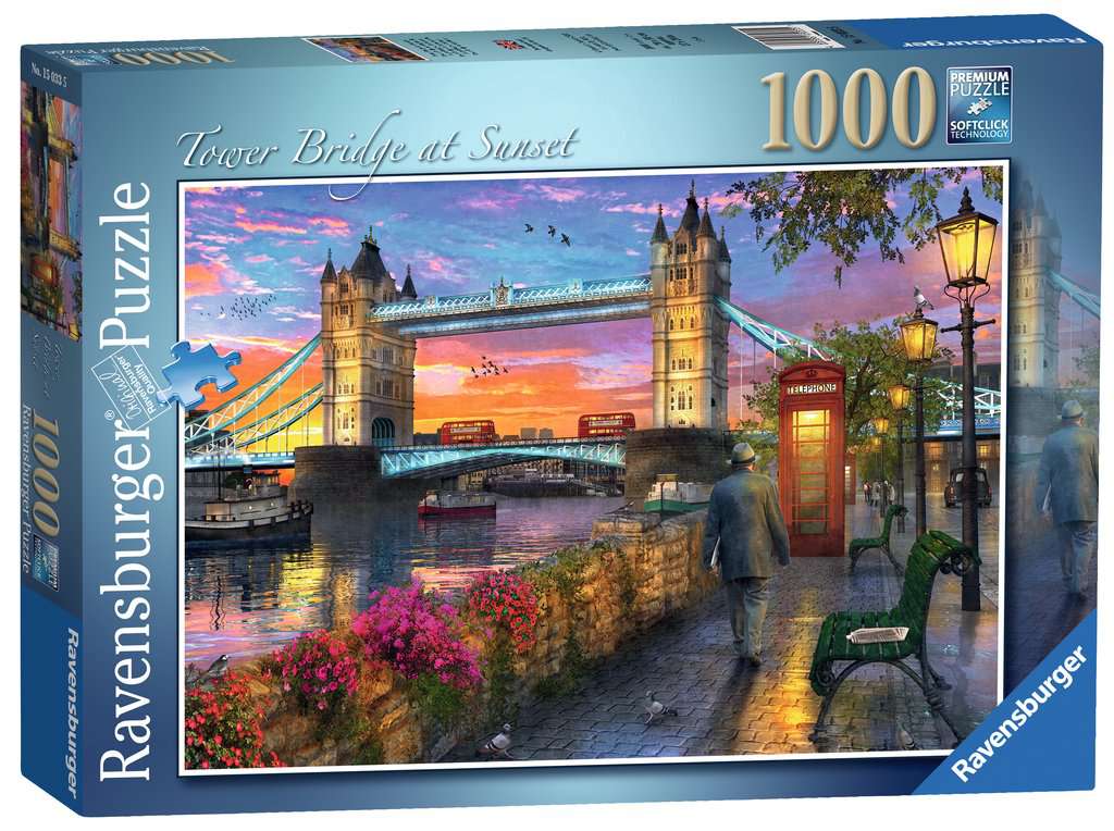 Ravensburger Tower Bridge At Sunset  1000 Piece Jigsaw Puzzle