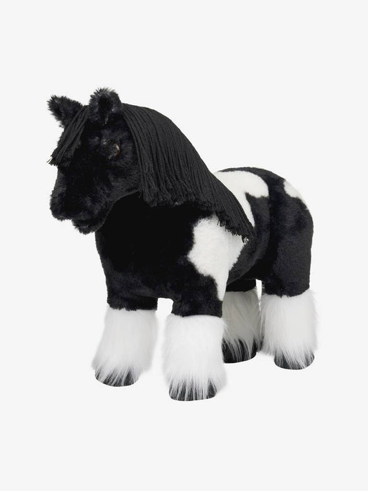 Le Mieux Toy Piny Razzle Plush Pony Black Piebald Pony