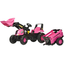 Rolly Junior - Pink Tractor with Loader and Trailer