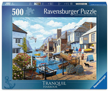 Ravensburger Tranquil Harbour 500 Piece Jigsaw Puzzle