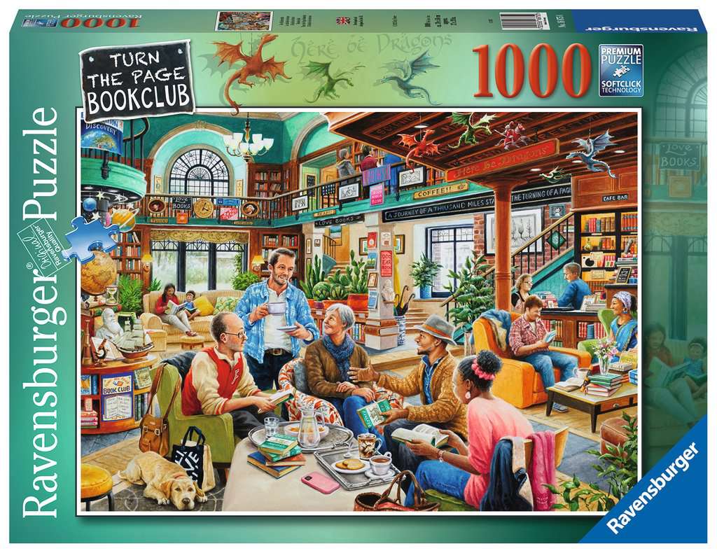 "Turn the Page" Bookclub 1000 Piece Jigsaw Puzzle