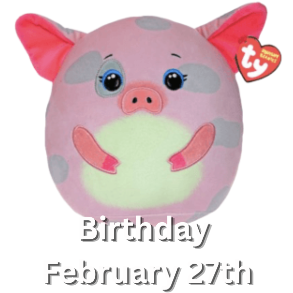 Ty Hambone Pig Squish A Boo