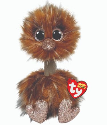 Orson Brown Ostrich Beanie Boo Buddy