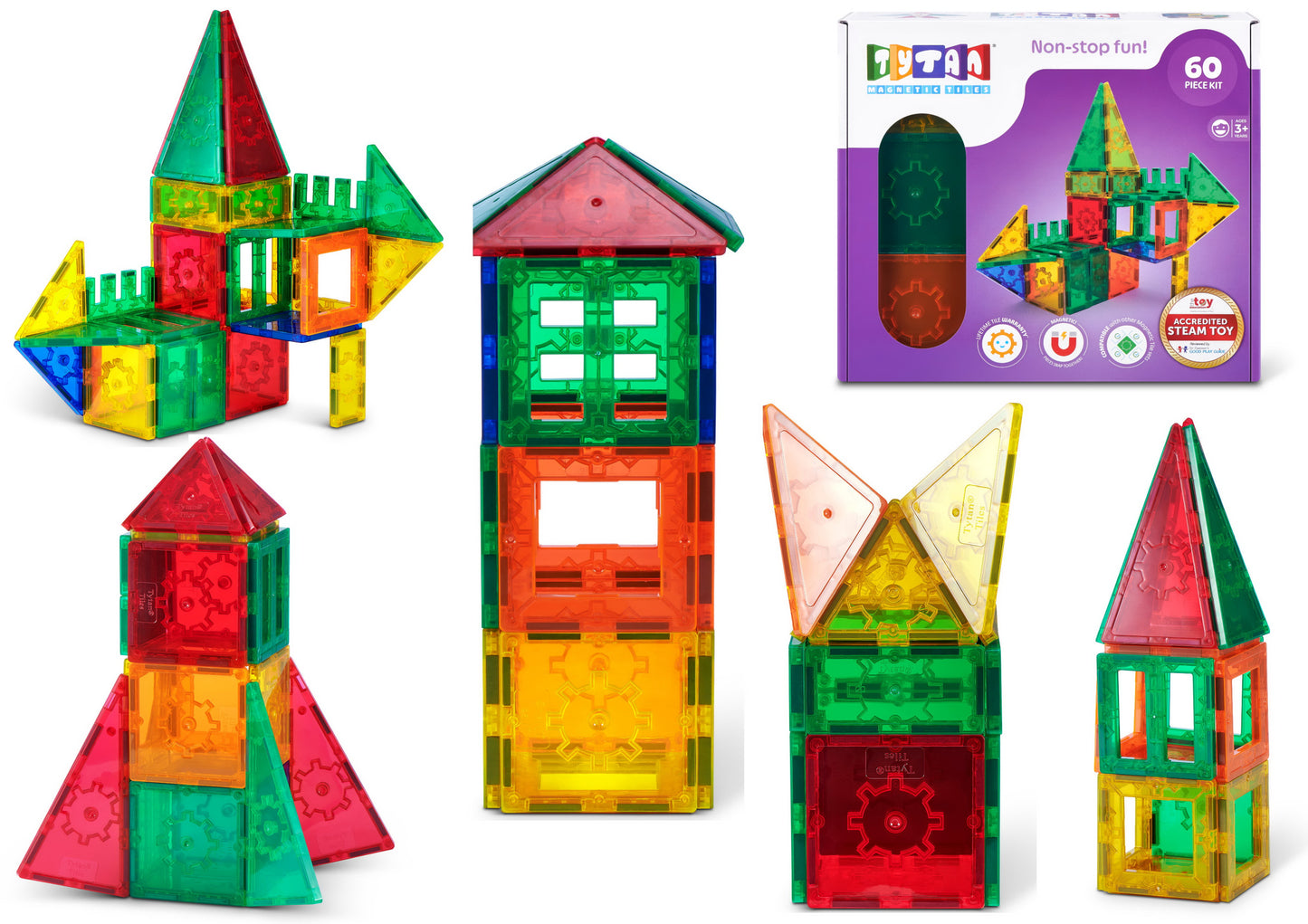 Tytan Magnetic Tiles 60 pce