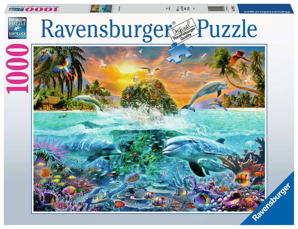 Ravensburger Underwater Island 1000 Piece Jigsaw Puzzle