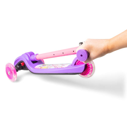 Unicorn Light Up Folding Scooter