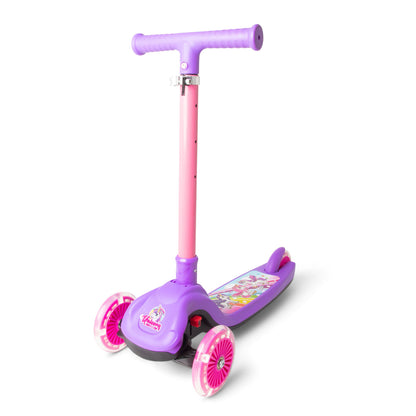 Unicorn Light Up Folding Scooter