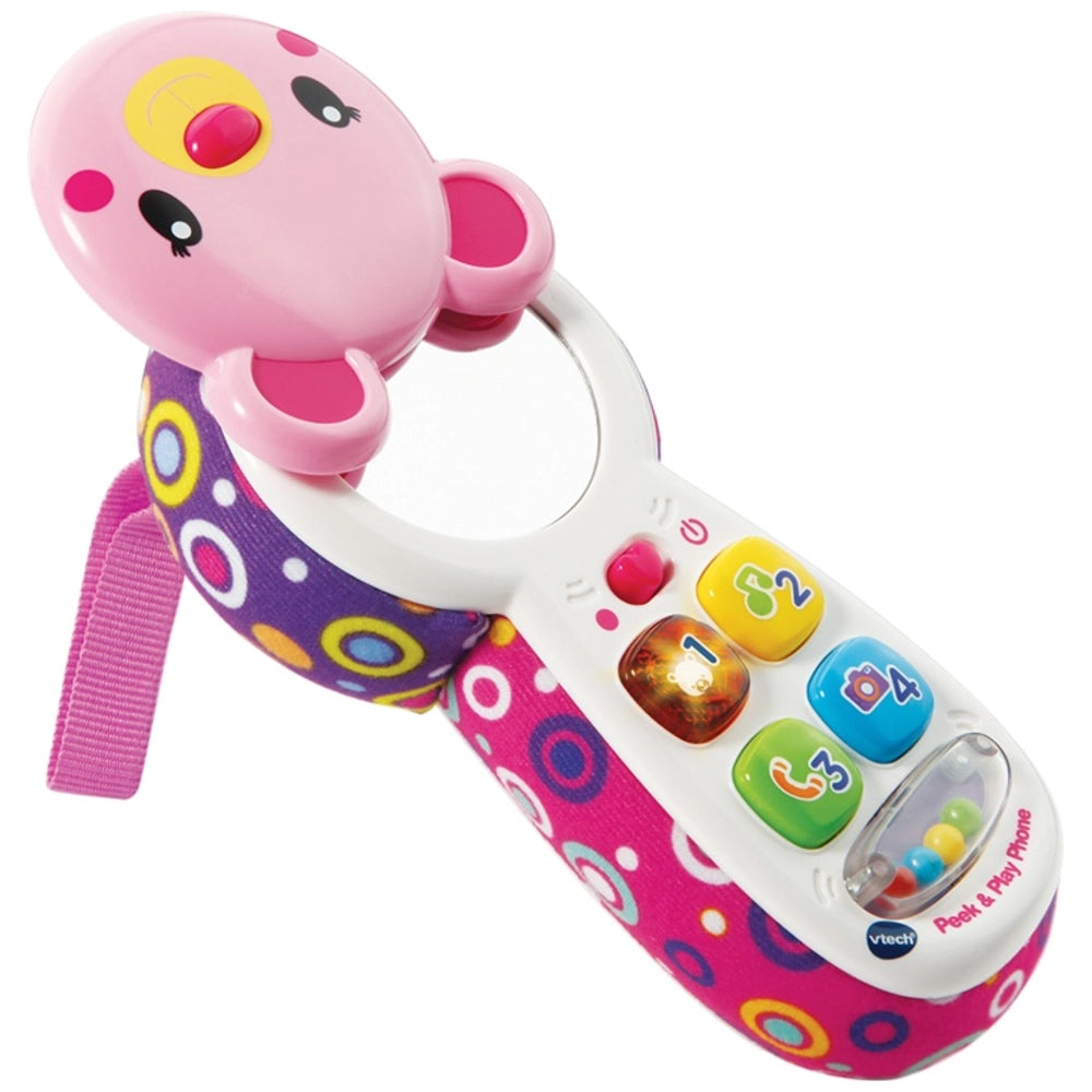 VTech Peek & Play Phone Pink