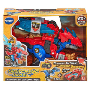 VTech Switch & Go Armour Up Trex Dragon