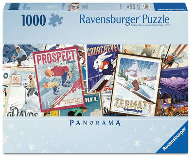 Ravensburger Vintage Ski Poster 1000 Piece Jigsaw Puzzle