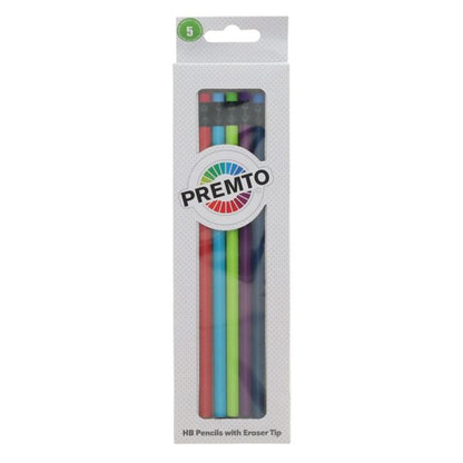 Premto Brights 5pk HB Pencils