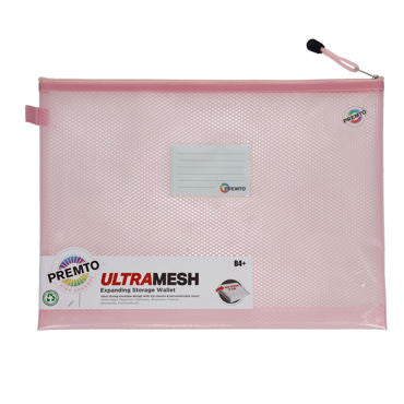 B4+ Pink Sherbet Ultramesh Expanding Wallet