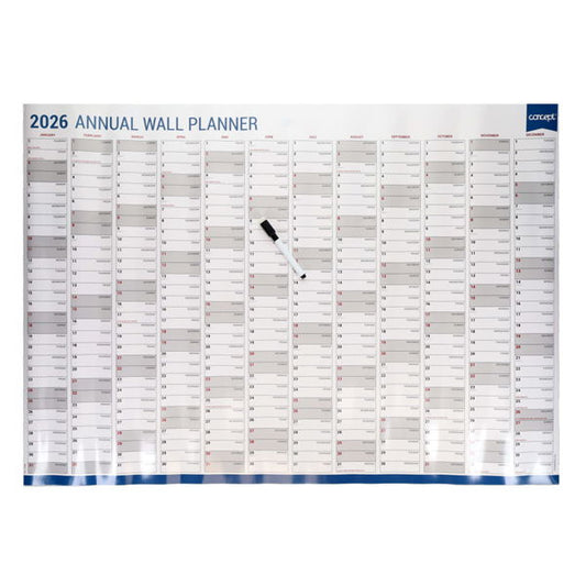 Concept A1 2026 Wall Planner