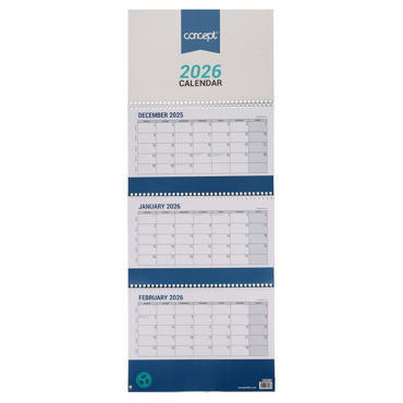 2026 Tri Fold Wall Calendar