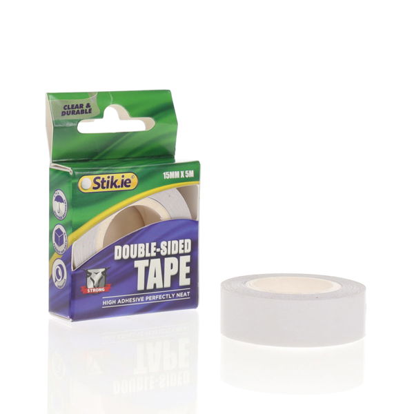 Stik-ie Double Sided Tape 15mmX5m