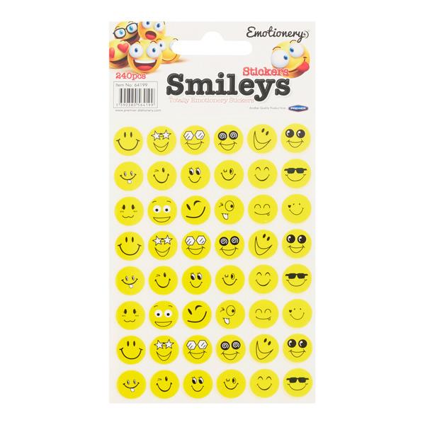 Crafty Bitz Emotionery Pkt.240 Stickers - Smileys