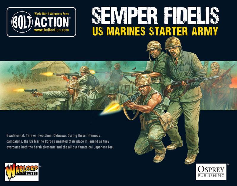 Warlord Games Bolt Action Semper Fidelis US Marine Corps Starter Army