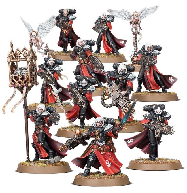 Warhammer 40K Adepta Sororitas Battle Sisters Squad