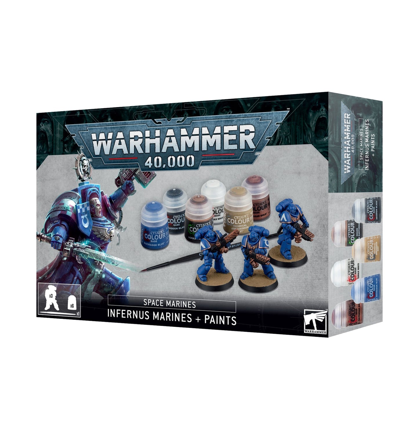 Warhammer 40K Space Marines Infernus Marines & Paints