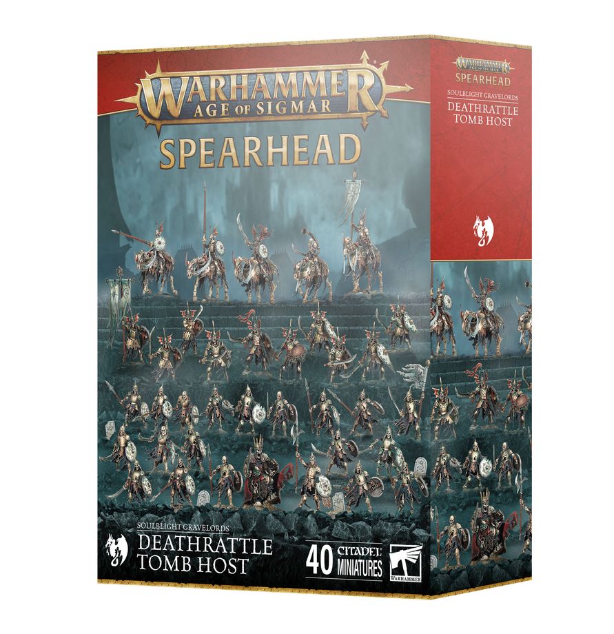 Warhammer Age Of Sigmar Spearhead Soulblight Gravelords Deathrattle Tomb Host