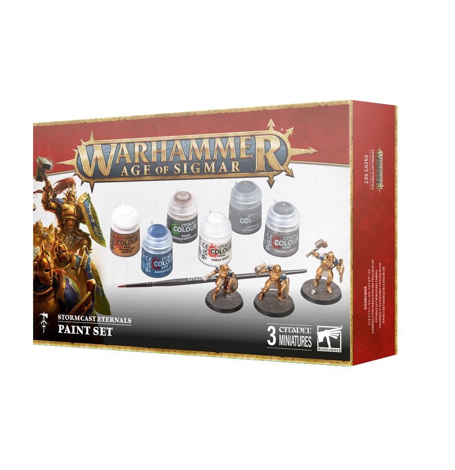 Warhammer Age Of Sigmar Stormcast Eternals + Paint Set