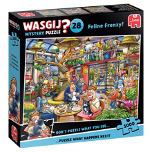 Wasjig Mystery Feline Frenzy 1000 Piece Jigsaw Puzzle