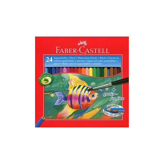 Faber Castell Watercolour Pencils 24 Pack