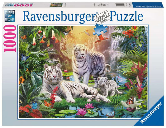 Ravensburger White Tiger Family 1000 Piece Jigsaw Puzzle