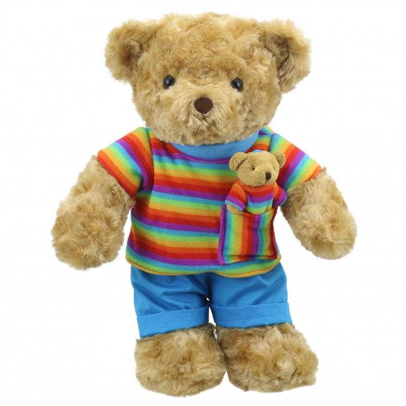 Wilberry Dressed Rainbow Bear