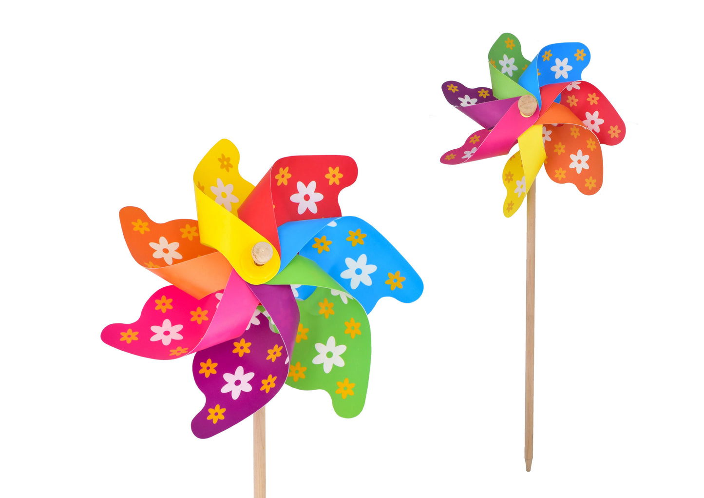 Windmill 31Cm Hot Colour Flower Print