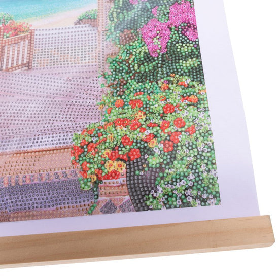 Window to Paradise Crystal Art Scroll