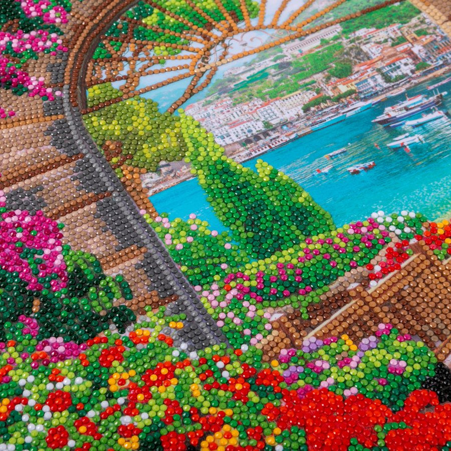 Window to Paradise Crystal Art Scroll
