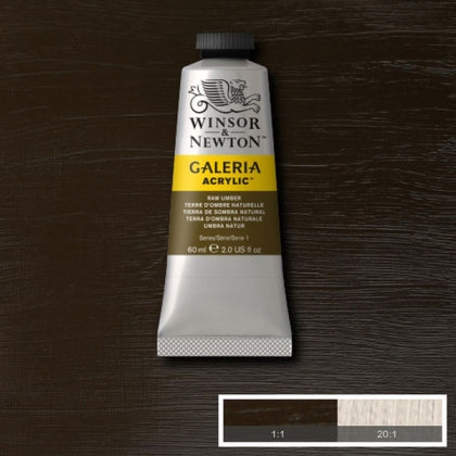 Winsor & Newton Galeria Acrylic 60ml Raw Umber