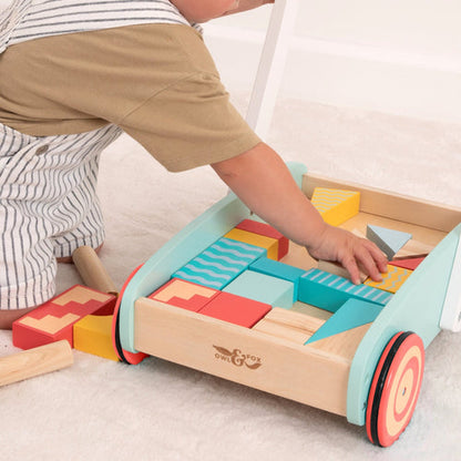 Owl & Fox Wooden Baby Walker
