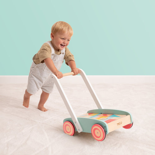 Owl & Fox Wooden Baby Walker