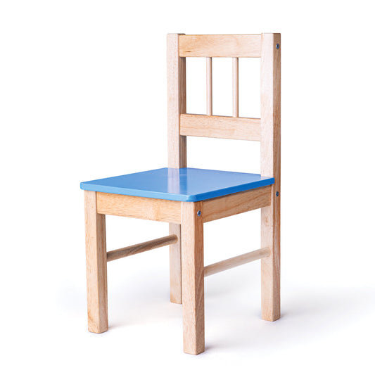 Wooden Chair - Blue