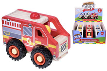 Wooden Emergency Vehicles