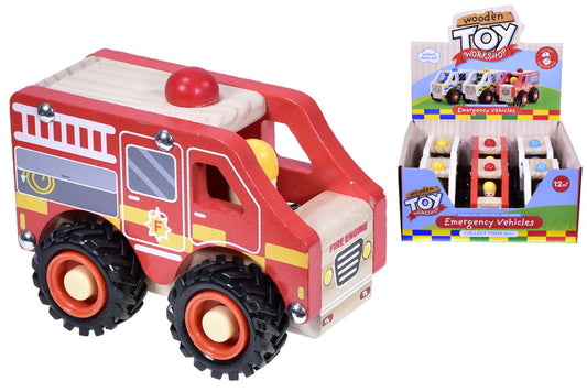 Wooden Emergency Vehicles