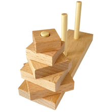 Wooden Puzzle Tower of Hanoi