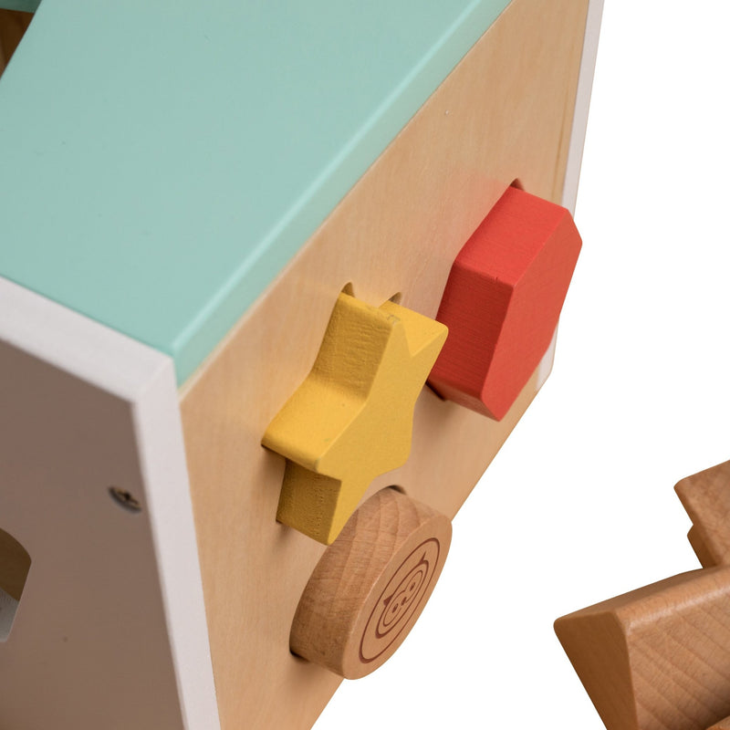 Wooden Shape Sorter Owl & Fox